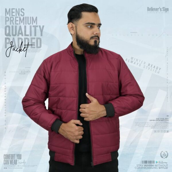 Premium Padding Jacket - Maroon